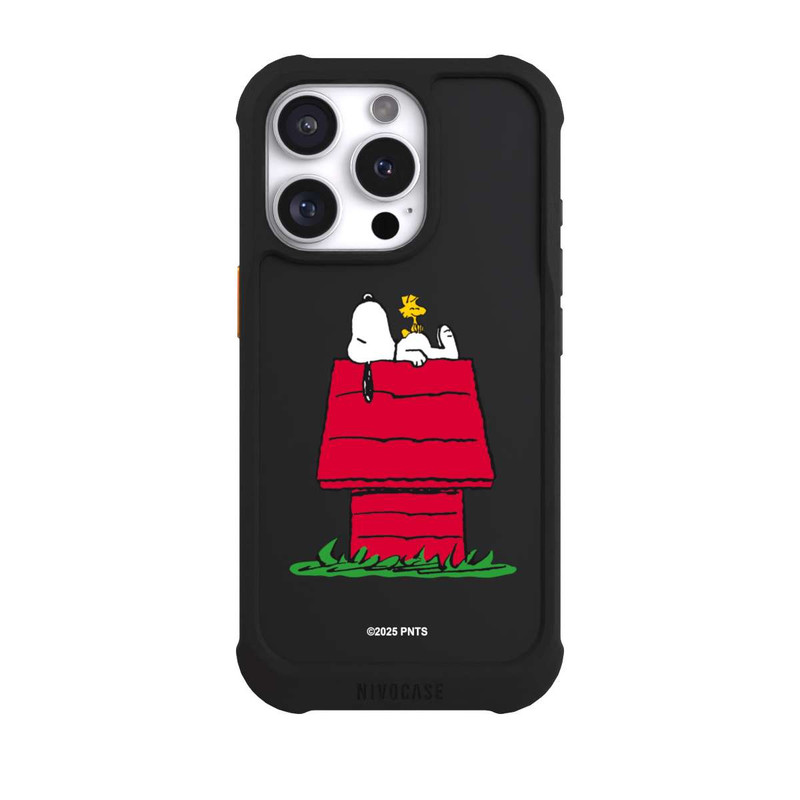 iPhone 16 Pro NIVOmax Snoopy and Woodstock Classic transparent
