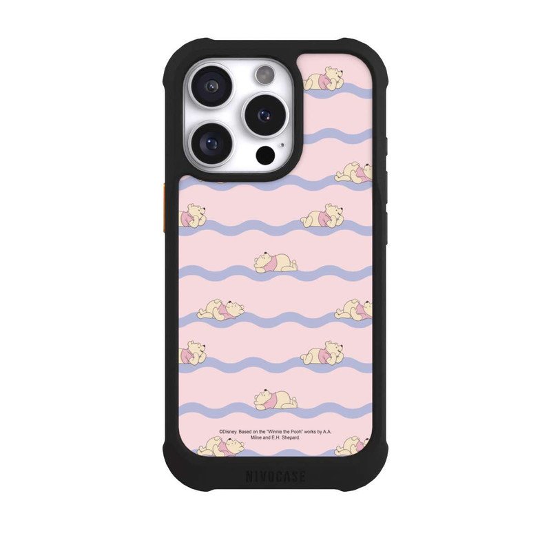 iPhone 16 Pro NIVOmax Winnie the Pooh Pink Waves