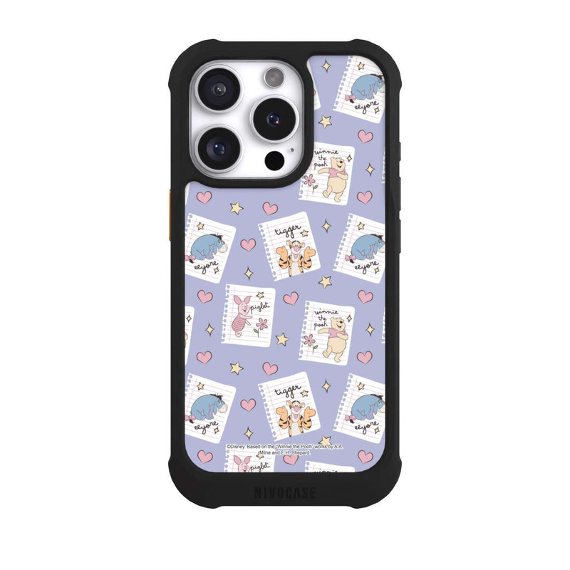 iPhone 16 Pro NIVOmax Winnie Puuh Wilde Freunde Muster