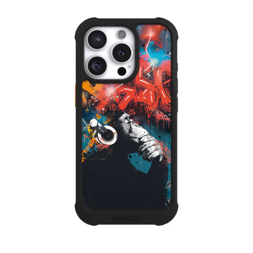 Apple iPhone 16 Pro NIVOmax Chimp Stereo Grafitti