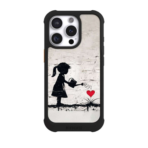 Apple iPhone 16 Pro NIVOmax Girl Watering Bunch of Flowers 