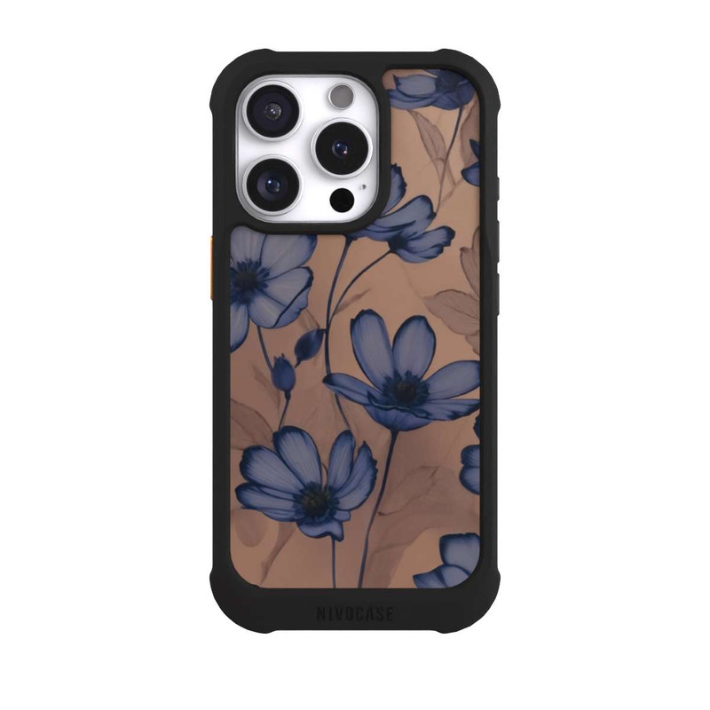 iPhone 16 Pro NIVOmax Flowers Negativ Pattern with AI
