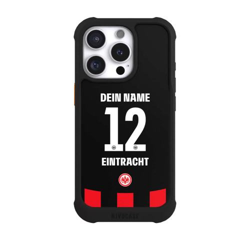 Apple iPhone 16 Pro NIVOmax Eintracht Frankfurt Trikot Personalisierbar 25-26