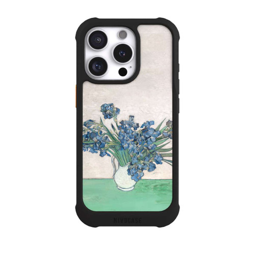 Apple iPhone 16 Pro NIVOmax Irises, by Vincent Van Gogh