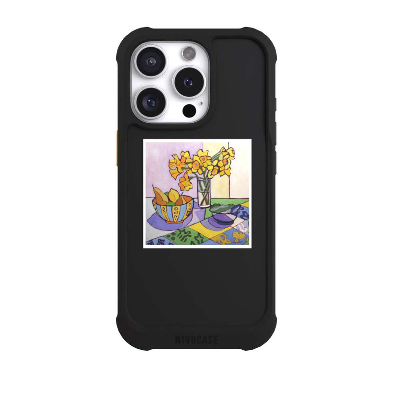 iPhone 16 Pro NIVOmax Daffodil Patchwork, 2023, by Catherine J Martzloff