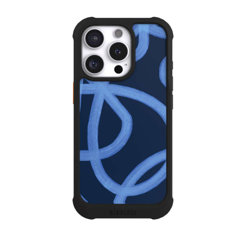 Apple iPhone 16 Pro NIVOmax Laced Up Tones of Blue