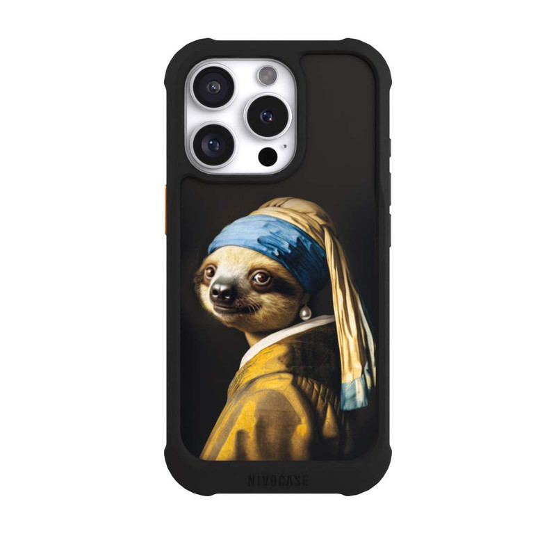 iPhone 16 Pro NIVOmax Sloth with a Pearl Earring