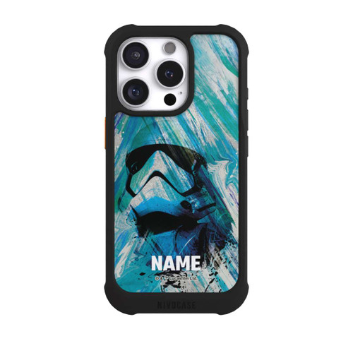 Apple iPhone 16 Pro NIVOmax Stormtrooper Watercolor Personalisierbar