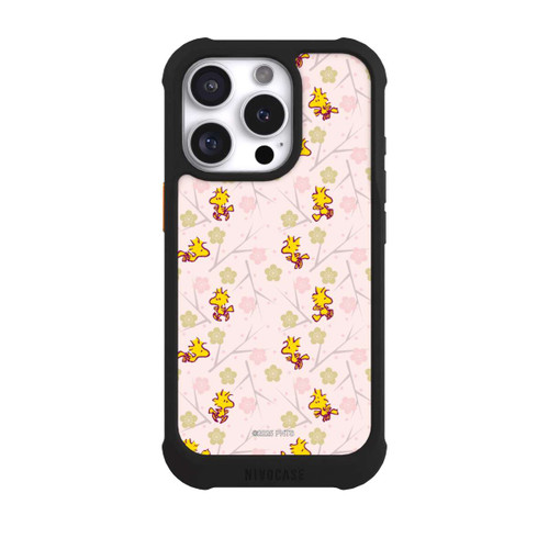 Apple iPhone 16 Pro NIVOmax Woodstock Pink Pattern