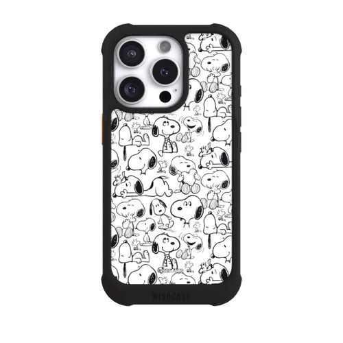 Apple iPhone 16 Pro NIVOmax Classic Snoopy Pattern White