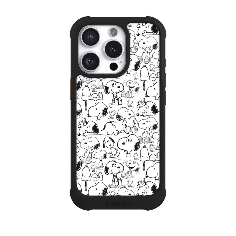 iPhone 16 Pro NIVOmax Classic Snoopy Pattern White