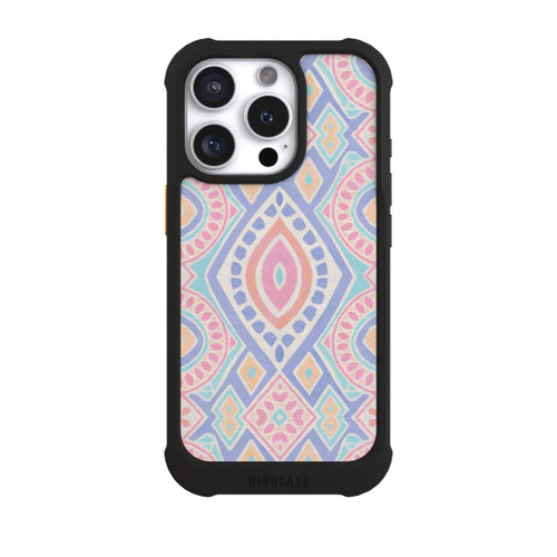 Apple iPhone 16 Pro NIVOmax Boho Geometric Mosaic Intricate Tribal Design