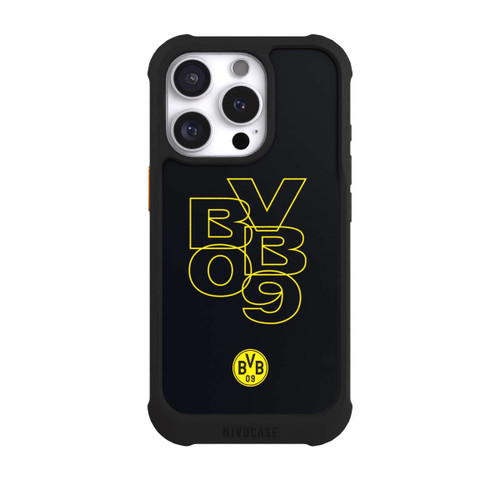 Apple iPhone 16 Pro NIVOmax BVB09 Gelb Schwarz
