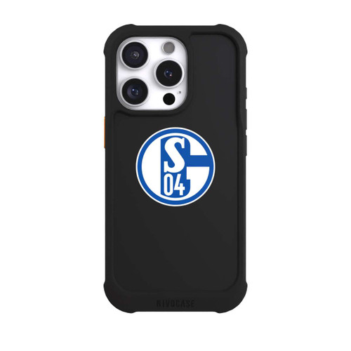 Apple iPhone 16 Pro NIVOmax FC Schalke 04 Logo Transparent