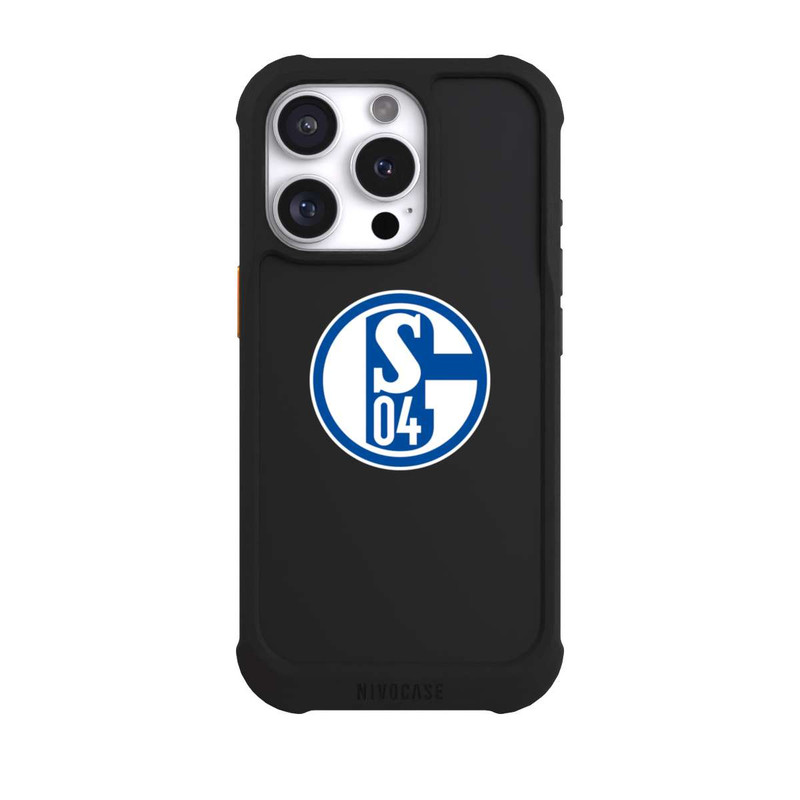 iPhone 16 Pro NIVOmax FC Schalke 04 Logo Transparent
