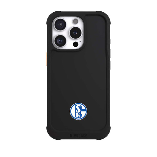 Apple iPhone 16 Pro NIVOmax FC Schalke 04 Logo Klein Transparent
