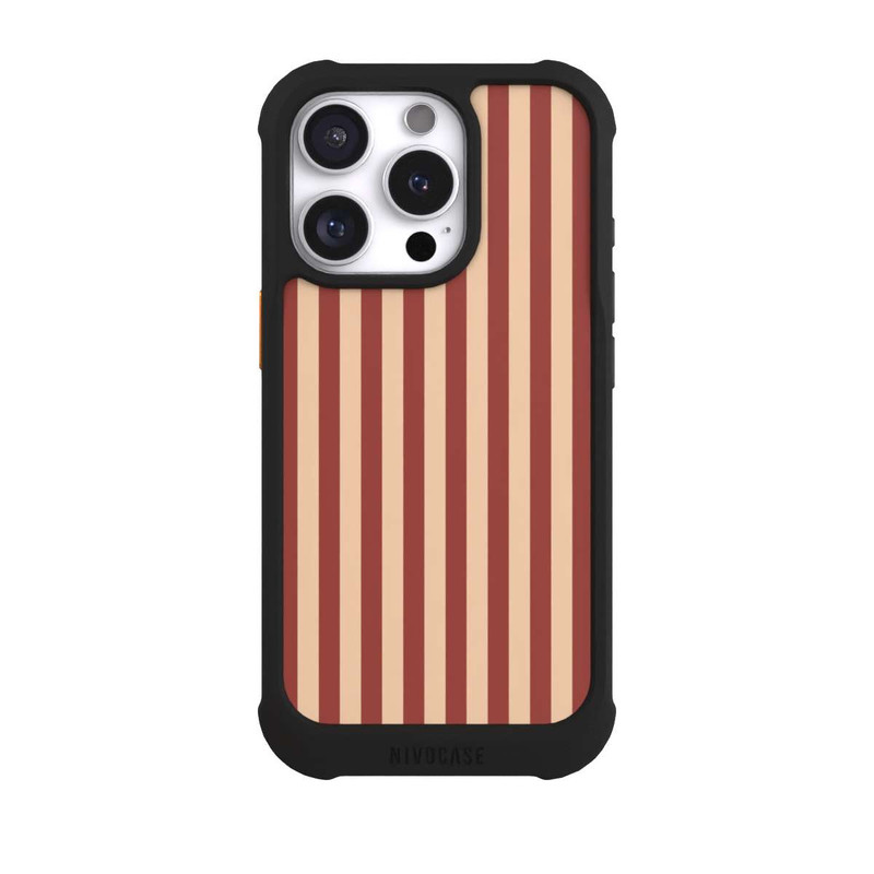 iPhone 16 Pro NIVOmax Streifen Tan