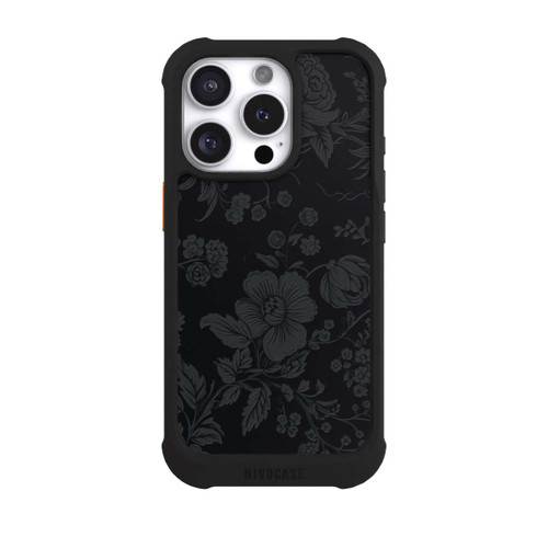 Apple iPhone 16 Pro NIVOmax Fleur Foncée Look Vintage