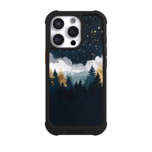Apple iPhone 16 Pro NIVOmax Forêt Nocturne Indigo