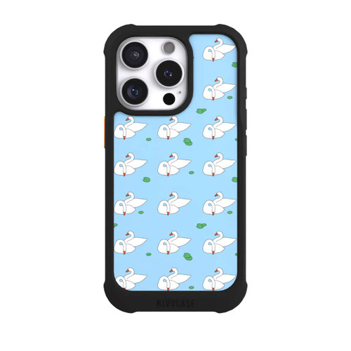 Apple iPhone 16 Pro NIVOmax Ducks Pattern Blue Pond