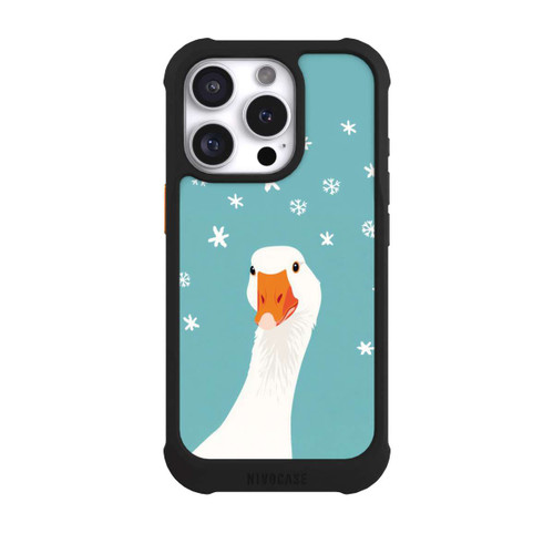 Apple iPhone 16 Pro NIVOmax Funny Goose Stars Blue with AI