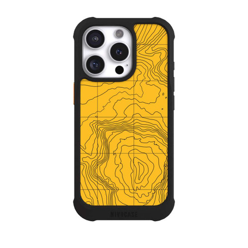Apple iPhone 16 Pro NIVOmax Berg gelbe Linien