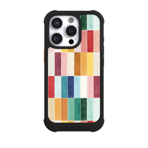 Apple iPhone 16 Pro NIVOmax Modern Craft Geometric Rectangular Tiles
