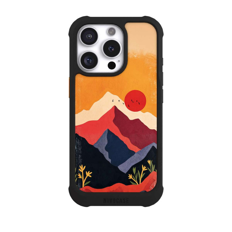 iPhone 16 Pro NIVOmax Les Alpes En Rouge 
