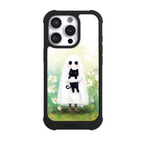 Apple iPhone 16 Pro NIVOmax Ghost Hug for Cat Halloween with AI