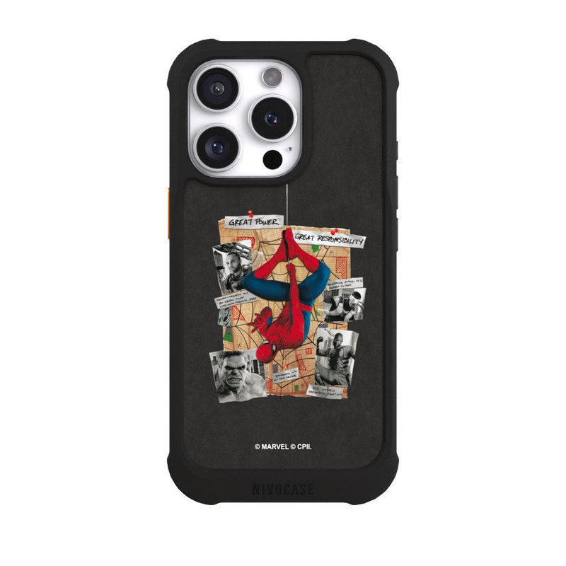 iPhone 16 Pro NIVOmax Spider-Man Investigation Board