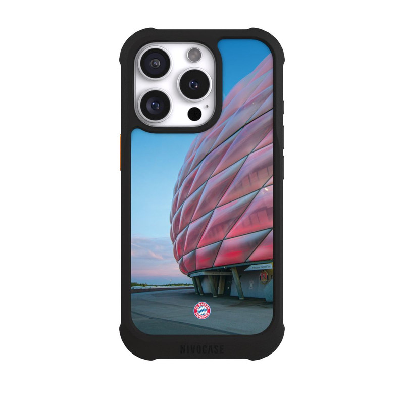 iPhone 16 Pro NIVOmax FC Bayern Allianz Arena Morgenröte