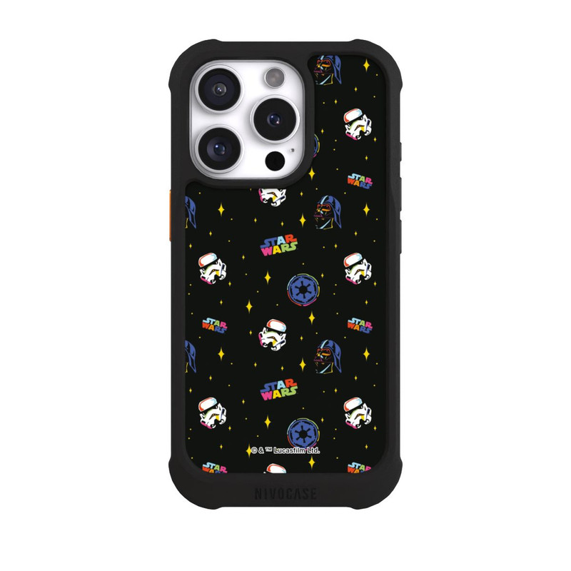 iPhone 16 Pro NIVOmax Star Wars Pattern Colourful