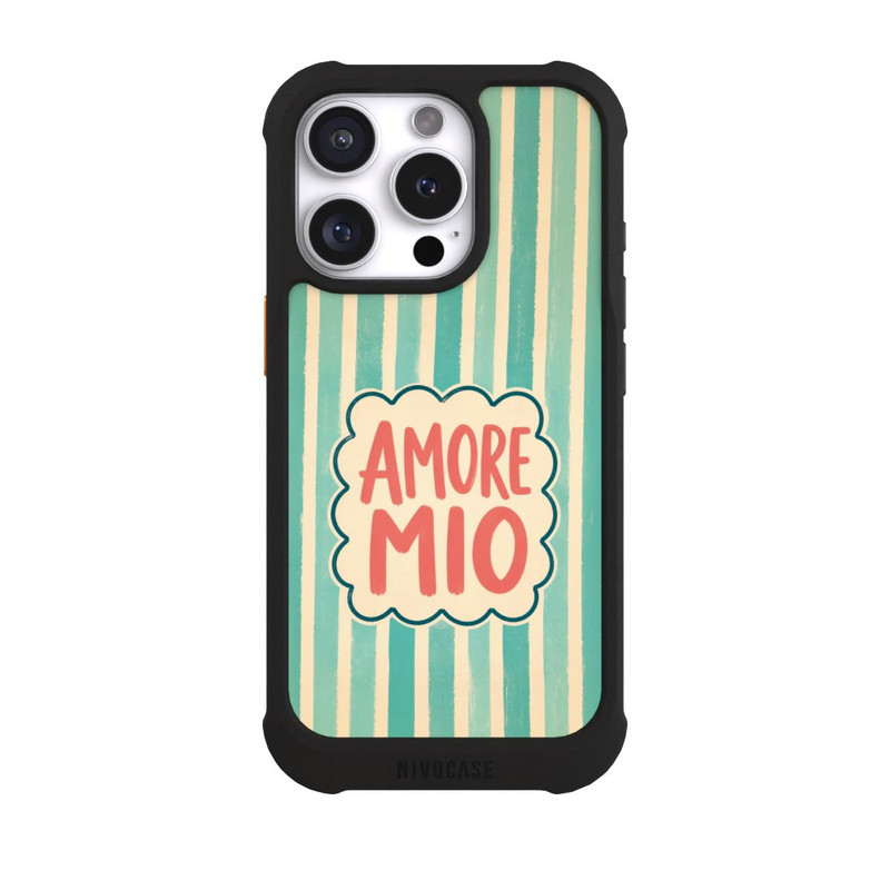 iPhone 16 Pro NIVOmax Amore Mio Stripes with AI