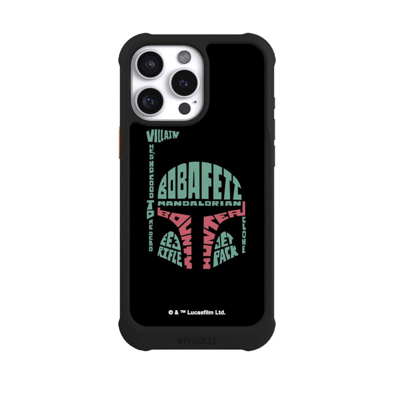 iPhone 16 Pro Max NIVOmax Boba Fett Typo Grafisch