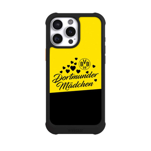 Apple iPhone 16 Pro Max NIVOmax BVB Dortmunder Mädel Herzen