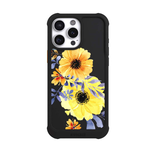 Apple iPhone 16 Pro Max NIVOmax Gelbe schwedische Blumen