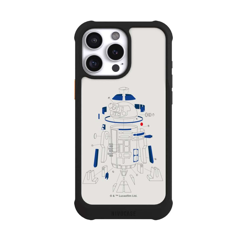 iPhone 16 Pro Max NIVOmax R2D2 Explosionszeichung - StarWars 8