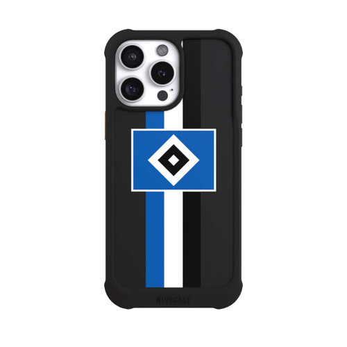 Apple iPhone 16 Pro Max NIVOmax HSV Streifen - Blau-Weiß-Schwarz - ohne Hintergrund