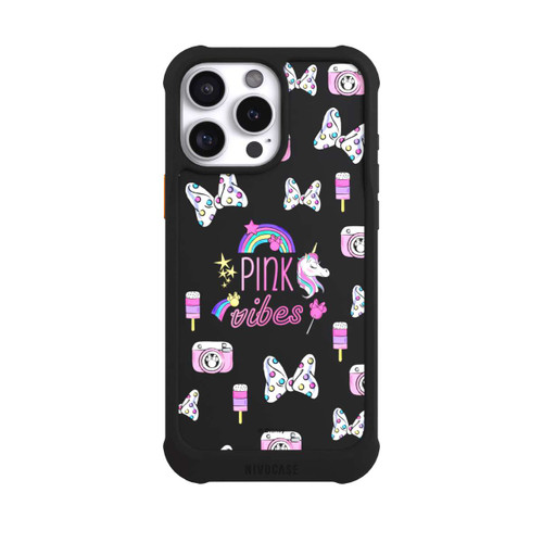 Apple iPhone 16 Pro Max NIVOmax Pink Vibes Transparent