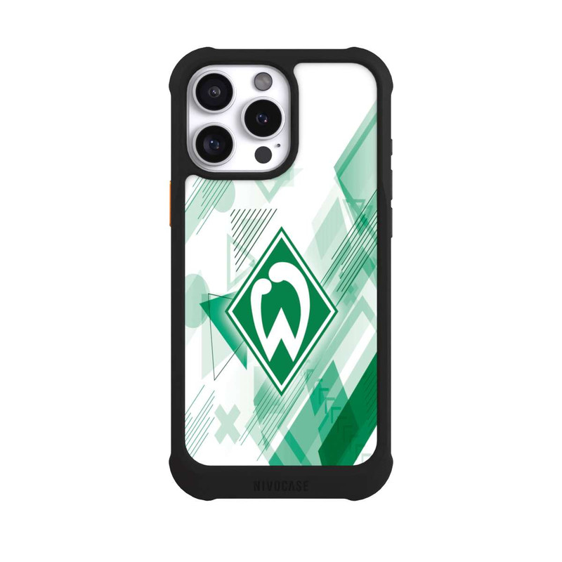 iPhone 16 Pro Max NIVOmax Weiße Grafikelemente - Werder Bremen