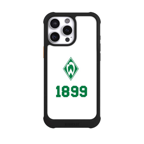 Apple iPhone 16 Pro Max NIVOmax 1899 Grün-Weiß Lebenslang Weiss - Werder Bremen