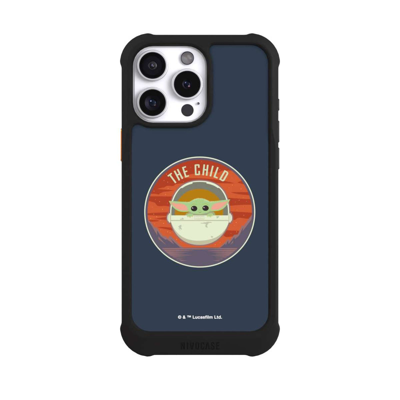 iPhone 16 Pro Max NIVOmax The Child Abzeichen Blau