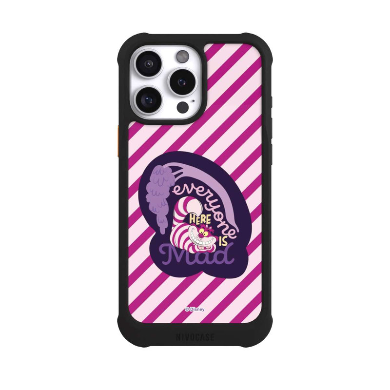 iPhone 16 Pro Max NIVOmax We Are All Mad Here Stripe
