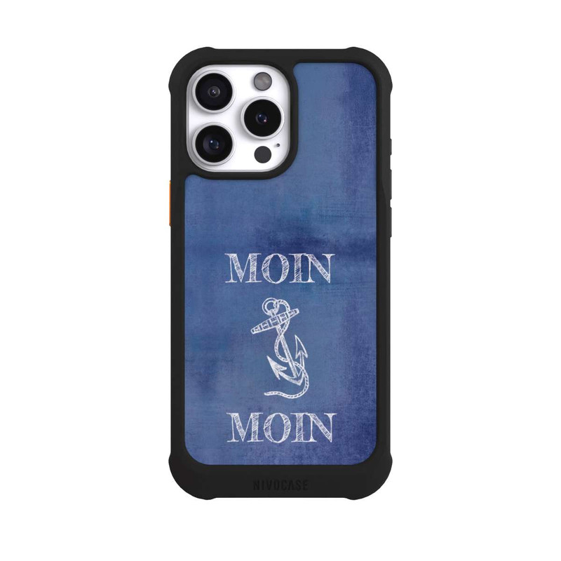 iPhone 16 Pro Max NIVOmax ancre grunge bleu