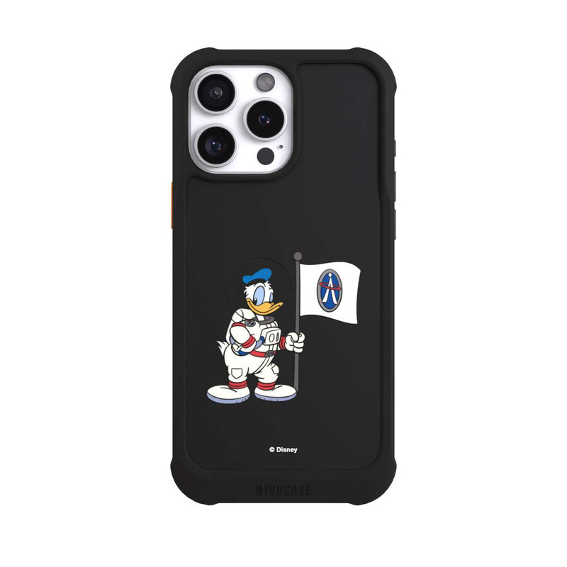 iPhone 16 Pro Max NIVOmax Donald Duck Astronaut Transparent