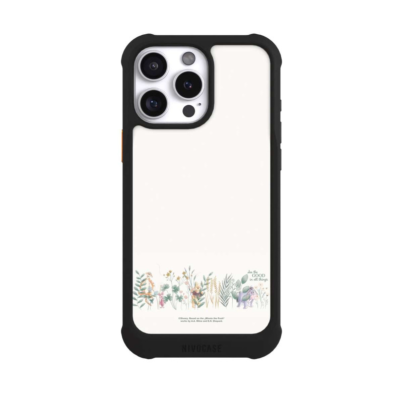 iPhone 16 Pro Max NIVOmax Winnie Puuh und seine Freunde hinter Eukalyptus