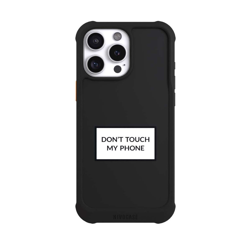 iPhone 16 Pro Max NIVOmax Do Not Touch My Phone Transparent