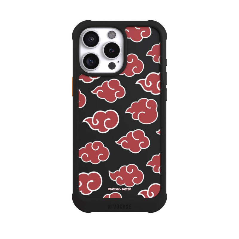 iPhone 16 Pro Max NIVOmax Akatsuki Pattern Transparent