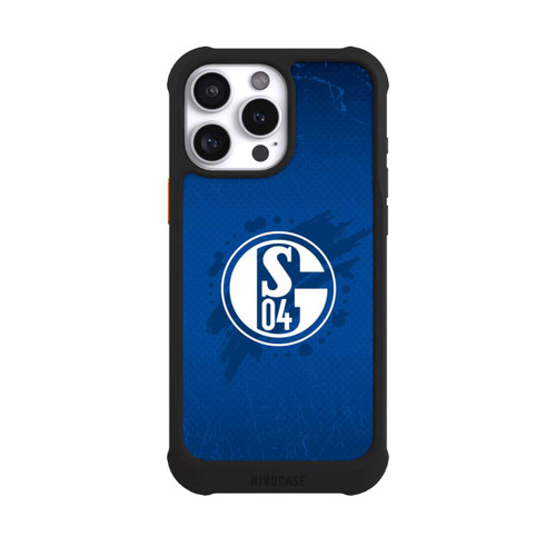 Apple iPhone 16 Pro Max NIVOmax Schalke 04 Farbe Fleck Blau