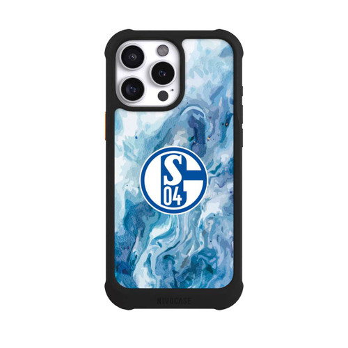 Apple iPhone 16 Pro Max NIVOmax Schalke 04 Flüssig Blau